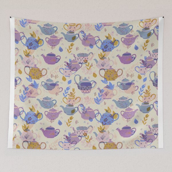 Item preview, Tea time relax purple designed and sold by Alessandro Remo Mazzoni Remotextiles.