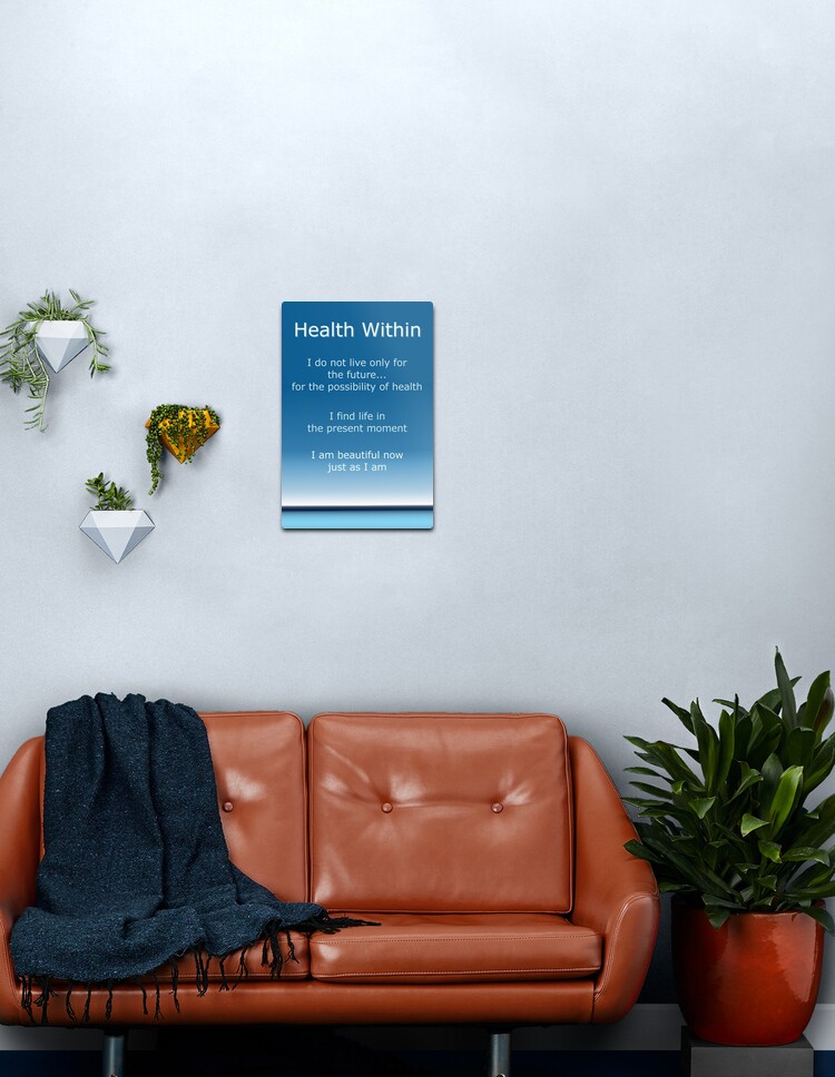 Words Of Comfort For Illness Metal Print By Katherinetowen