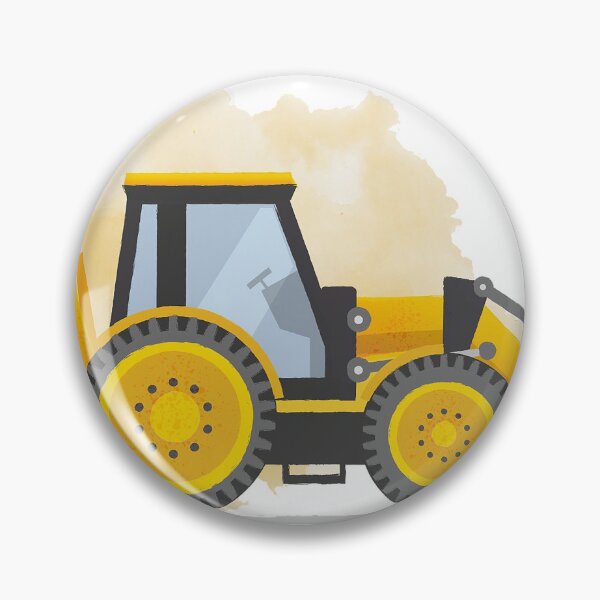 Item preview, Yellow Backhoe Print designed and sold by brigithaAlice.