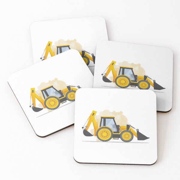Item preview, Yellow Backhoe Print designed and sold by brigithaAlice.