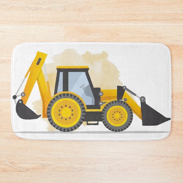 Item preview, Yellow Backhoe Print designed and sold by brigithaAlice.