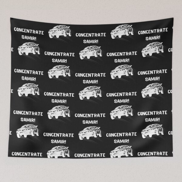 Item preview, Concentrate Samir!Funny Rally Racing Design designed and sold by shanaaawillis.