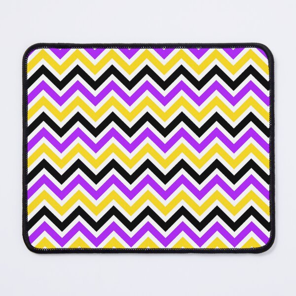 Artikelvorschau, Lila gelbes Chevron-Muster entworfen und verkauft von Aetherier.