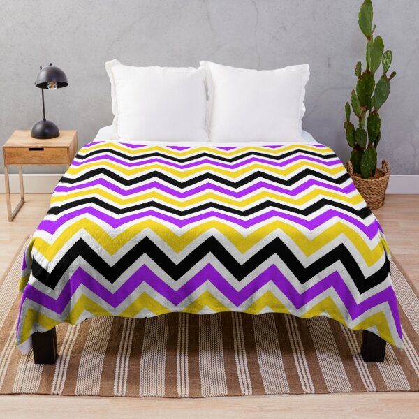 Item preview, Purple Yellow Chevron Pattern designed and sold by Aetherier.
