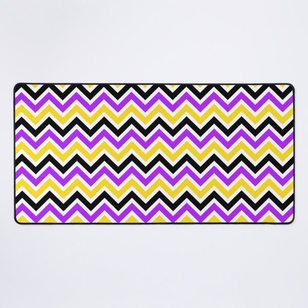 Artikelvorschau, Lila gelbes Chevron-Muster entworfen und verkauft von Aetherier.