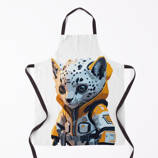 Item preview, Cyberpunk Baby Snow Leopard designed and sold by PrintsCreativ.