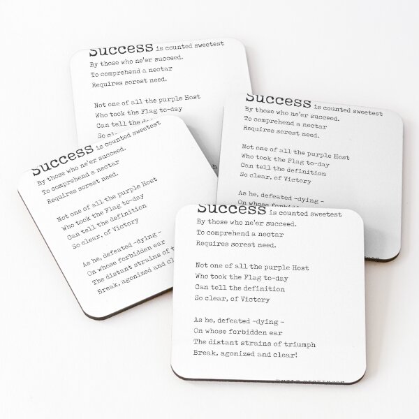 Item preview, Success is counted sweetest - Emily Dickinson Poem - Literature - Typewriter Print designed and sold by Studio Grafiikka.