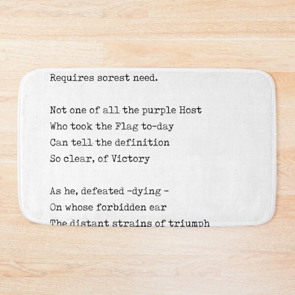Item preview, Success is counted sweetest - Emily Dickinson Poem - Literature - Typewriter Print designed and sold by Studio Grafiikka.