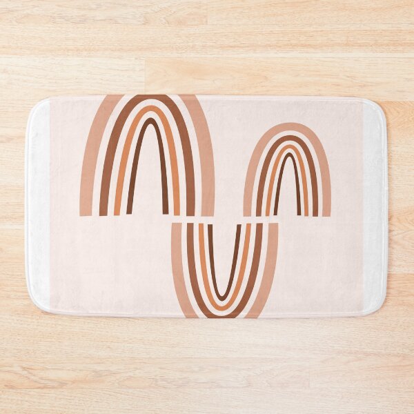 Item preview, Mid Century Modern Art - Minimal Geometric Abstract 05 - Parabolic Arches - Brown - Scandinavian designed and sold by Studio Grafiikka.