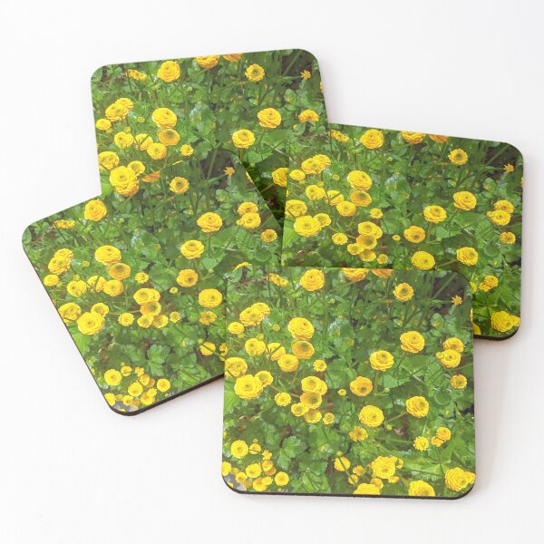 Item preview,  Yellow Buttercup Ranunculus acris designed and sold by Shapes-Mania.