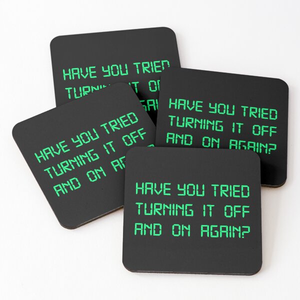 Item preview, Have you tried Turning it Off and On Again Funny IT Tech Support Quotes for geeky Computer Assistance designed and sold by fomodesigns.