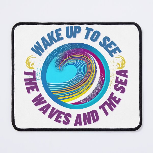 Item preview, Waking up to see the sea!!, Happiness Comes in Waves. designed and sold by mrjoecreation.