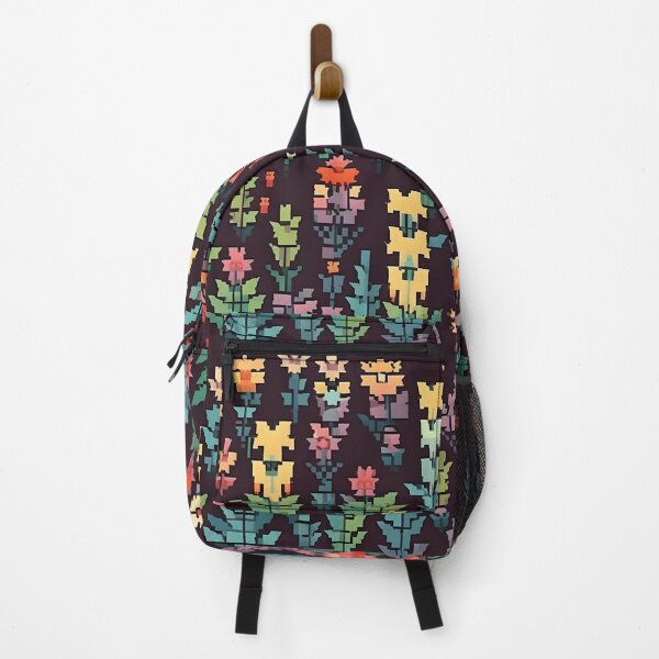 Item preview, PIxel Flower Field designed and sold by ThePatternVault.