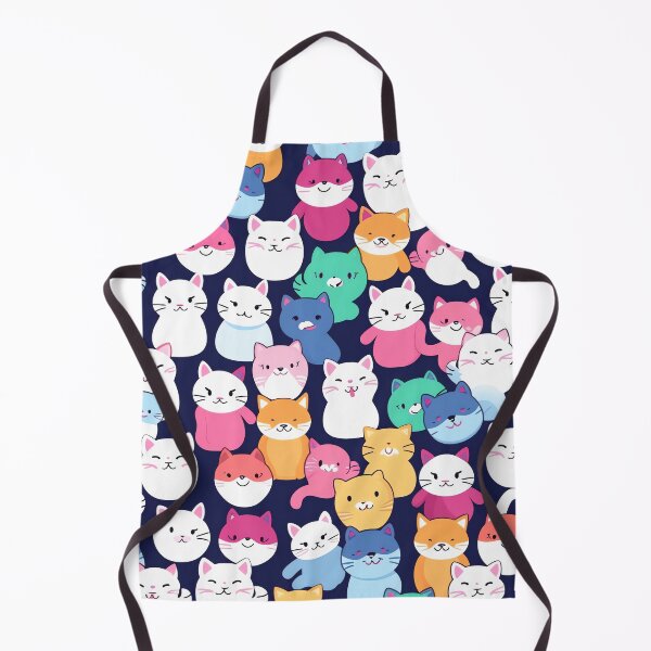 Item preview, Dynamic Cat Parade: Colorful Pattern of Cats with Exaggerated Expressions designed and sold by HappyPapaJohnny.