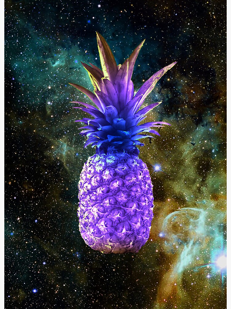 Galaxy Pineapple Art Board Print for Sale by GrandChambers