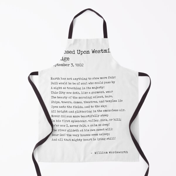 Item preview, Composed Upon Westminster Bridge - William Wordsworth Poem - Literature - Typewriter Print designed and sold by Studio Grafiikka.