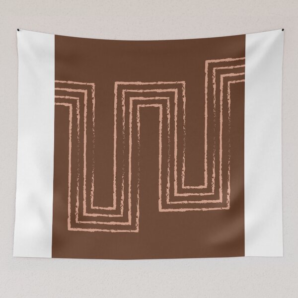 Item preview, Influx 01 - Modern, Minimal, Contemporary Abstract Art - Brown designed and sold by Studio Grafiikka.