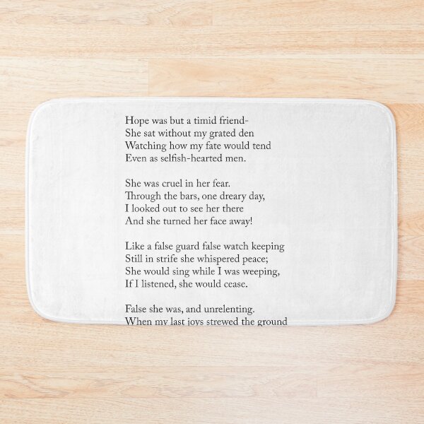 Item preview, Hope - Emily Jane Bronte Poem - Literature - Typography Print 1 designed and sold by Studio Grafiikka.