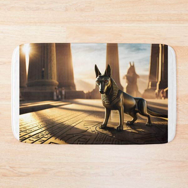 Item preview, Anubis Golden Statue Egyptian designed and sold by ptosis.