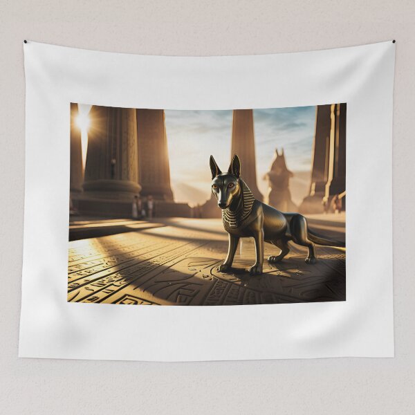 Item preview, Anubis Golden Statue Egyptian designed and sold by ptosis.