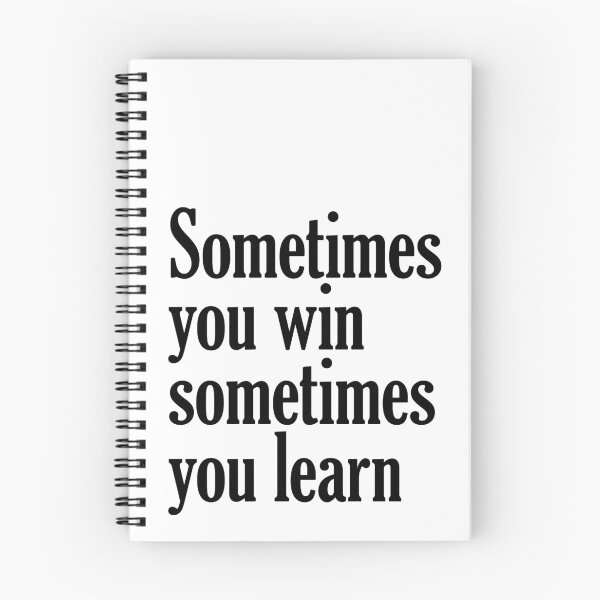 Item preview, Sometimes you win - John Maxwell Quote - Literature - Typography Print designed and sold by Studio Grafiikka.