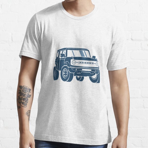 Tee Luv Ford Bronco T-Shirt - Cream Large, Men's