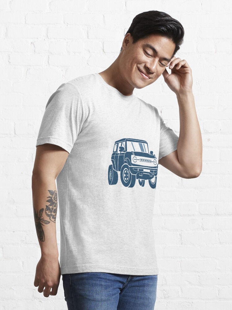 Tee Luv Ford Bronco T-Shirt - Cream Large, Men's