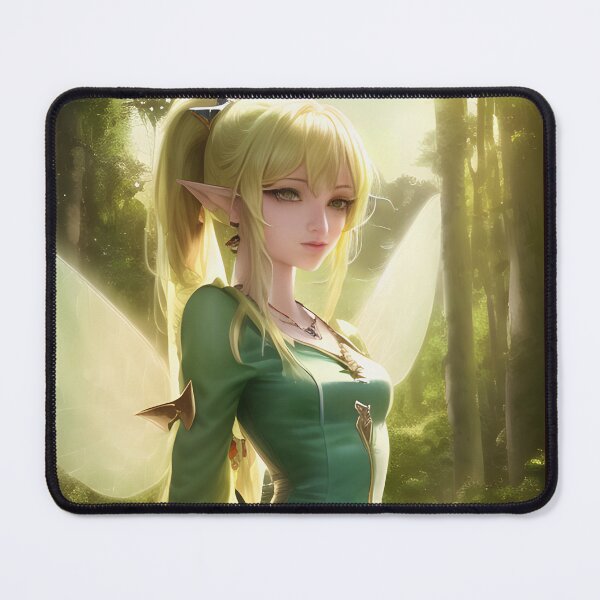 Item preview, Enchanting Fairy in the Woods: A Captivating Fantasy Art  designed and sold by AxelGreen72.