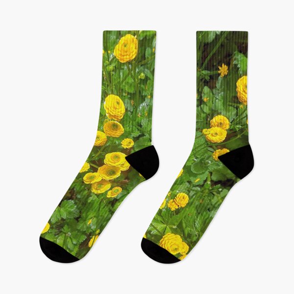 Item preview,  Yellow Buttercup Ranunculus acris designed and sold by Shapes-Mania.