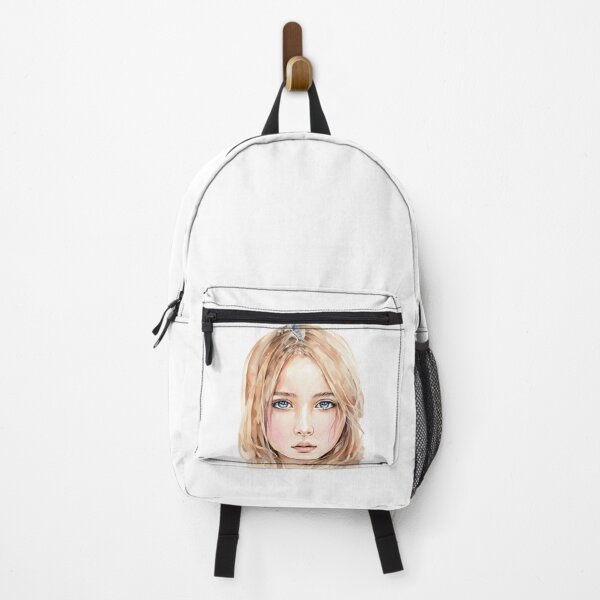Item preview, Face of a young man with blue eyes and a fixed gaze - Series "The innocence of childhood" designed and sold by DStudioArt.