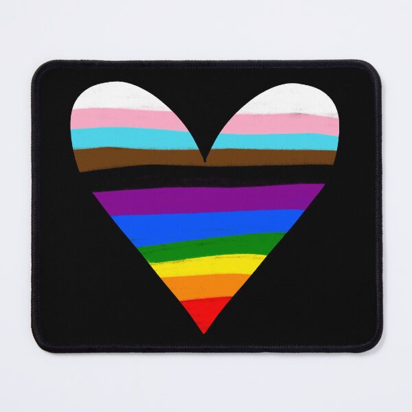 Item preview, Progressive Pride Striped Heart designed and sold by Amanda Roos.