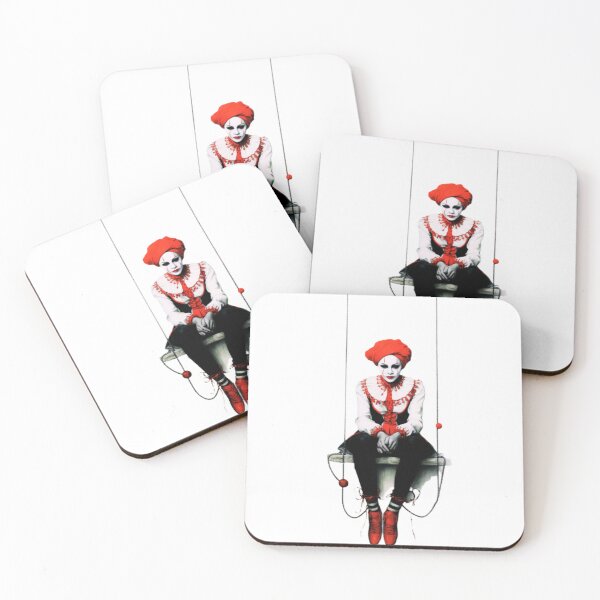Item preview, Whimsical Female Clown on a Swing  designed and sold by JojoArtEvo.