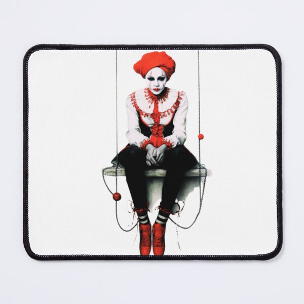 Item preview, Whimsical Female Clown on a Swing designed and sold by JojoArtEvo.