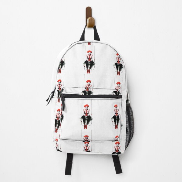 Item preview, Whimsical Female Clown on a Swing designed and sold by JojoArtEvo.