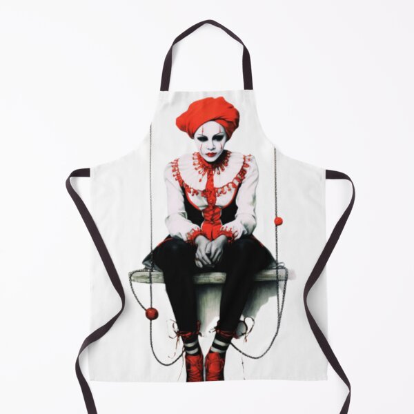 Item preview, Whimsical Female Clown on a Swing designed and sold by JojoArtEvo.