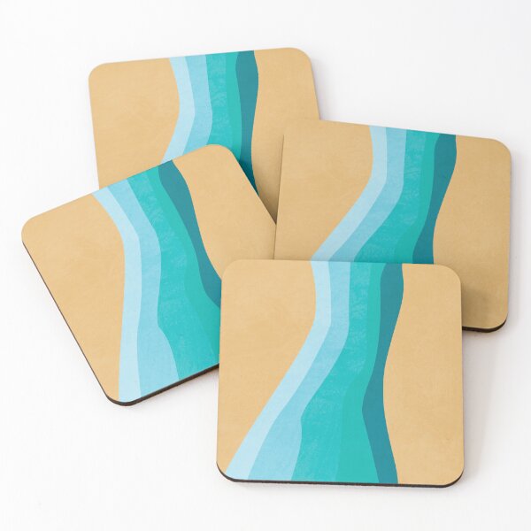 Item preview, Coastal Hues - Minimal Organic Abstract designed and sold by Studio Grafiikka.