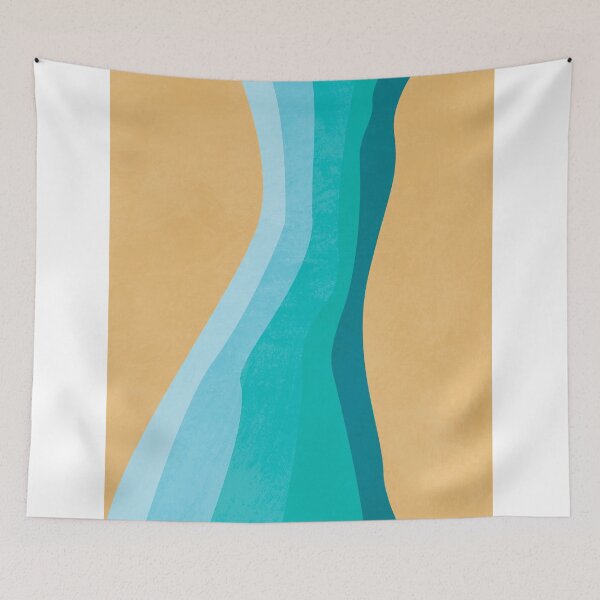 Item preview, Coastal Hues - Minimal Organic Abstract designed and sold by Studio Grafiikka.