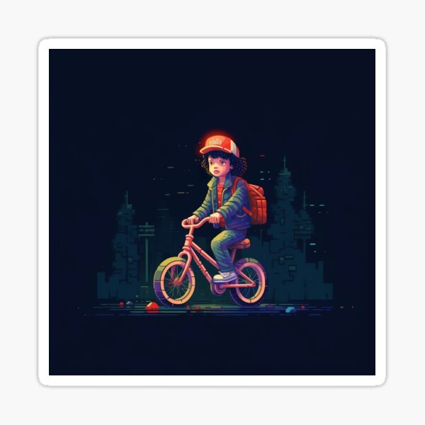 dustin from STRANGER THINGS Sticker