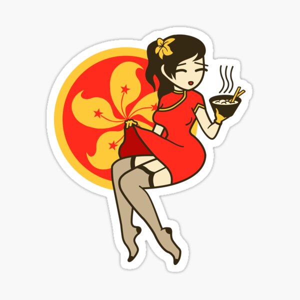 Chinese Girl Stickers Redbubble