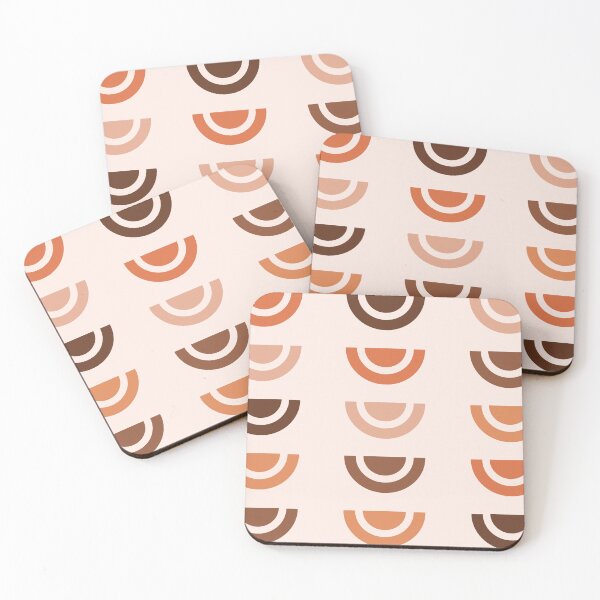 Item preview, Mid Century Modern Print 02 - Minimal Geometric Poster - Stylish, Abstract, Contemporary - Brown designed and sold by Studio Grafiikka.