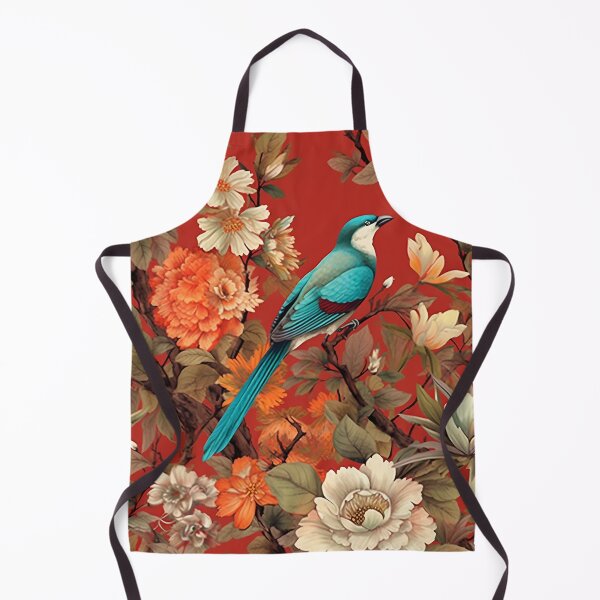 Item preview, Vintage Bird and Flowers Pattern designed and sold by TPhanDesign.
