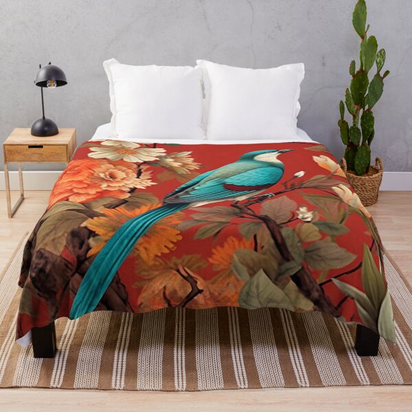 Item preview, Vintage Bird and Flowers Pattern designed and sold by TPhanDesign.