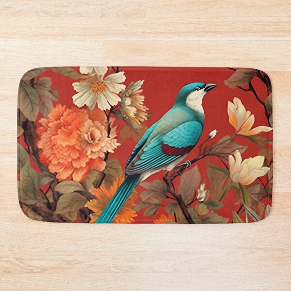 Item preview, Vintage Bird and Flowers Pattern designed and sold by TPhanDesign.