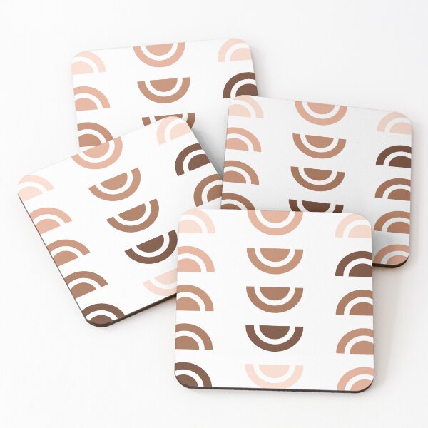 Item preview, Mid Century Modern Print 05 - Minimal Geometric Poster - Stylish, Abstract, Contemporary - Brown designed and sold by Studio Grafiikka.