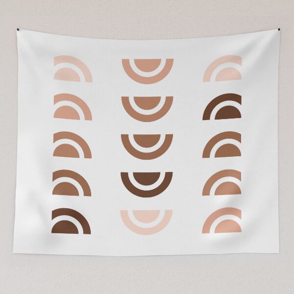 Item preview, Mid Century Modern Print 05 - Minimal Geometric Poster - Stylish, Abstract, Contemporary - Brown designed and sold by Studio Grafiikka.