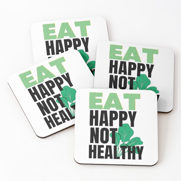 Item preview, Comer diseño de texto feliz no saludable designed and sold by Harsh Katariya.