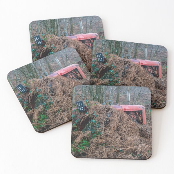 Item preview, The Lonely Red Tractor buried by nature near a farm overlooking the Wye Valley designed and sold by Cameranick.