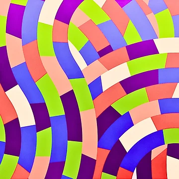 Artwork thumbnail, Rainbow Colors Abstract Pattern by AzlanStudio