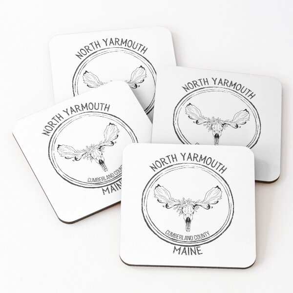 Item preview, North Yarmouth Maine Moose Skull designed and sold by Ashley Gagnon.