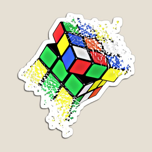 Item preview, Rubik Cube Shattered Art T-Shirt designed and sold by InitialEnvy.